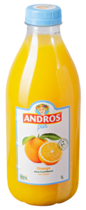 Orange juice without pulp