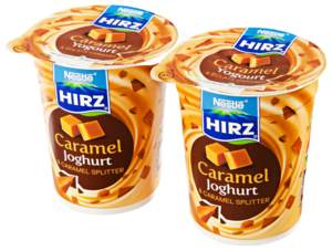 Nestlé Hirz Yogurt al caramello 2x180g