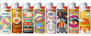 Bic Feuerzeug J25 Mini Dekor