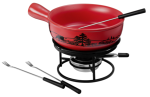 Gruyère Käse-Fondue-Set