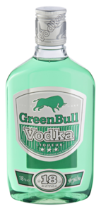 Vodka Likör Green Bull 18% PET 50 cl
