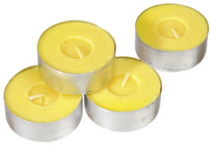 Bougie Réchaud Citronnelle Jaune 25x