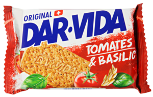 Dar-Vida Tomato and basil crackers, 4 portions 184g