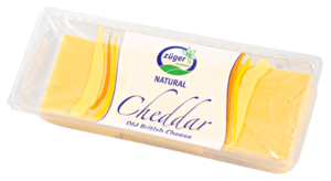 Züger Cheddar rosso a fette 1kg