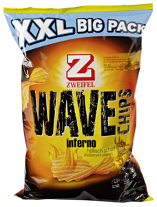 Zweifel Wave Chips Inferno 250g