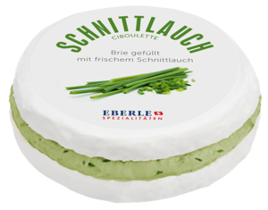Mini brie with chives