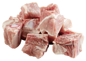 Ragoût de fricassée de porc frais