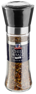 Chilli and salt grinder