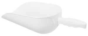 Pala per farina in nylon bianco 38 cm