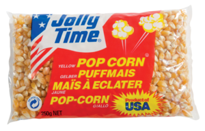 Jolly Time yellow popcorn kernels 9x250g