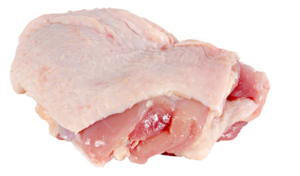 Poulet-Oberschenkel frisch, aus Frankreich, ohne Bein, mit Haut, ca. 1.5 kg