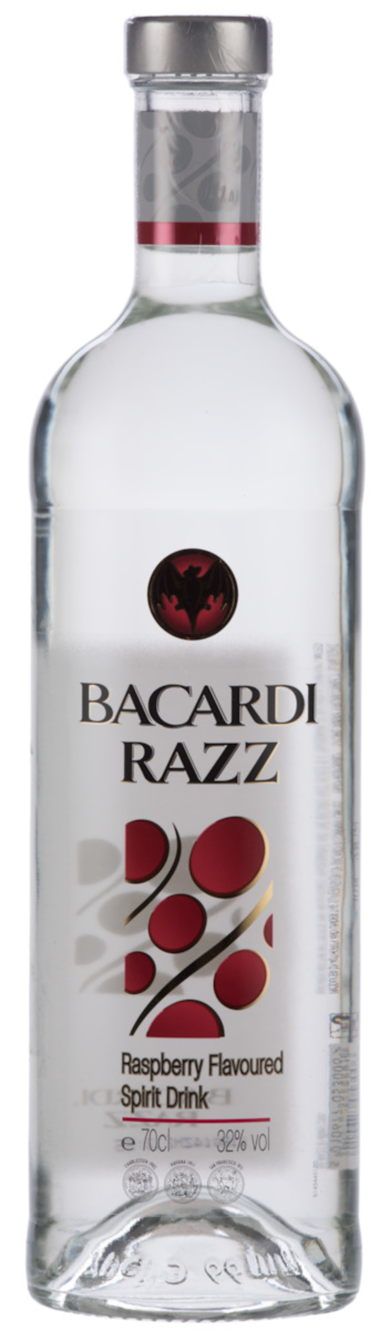Bacardi Razz Raspberry Rum, 27% vol., 70 cl