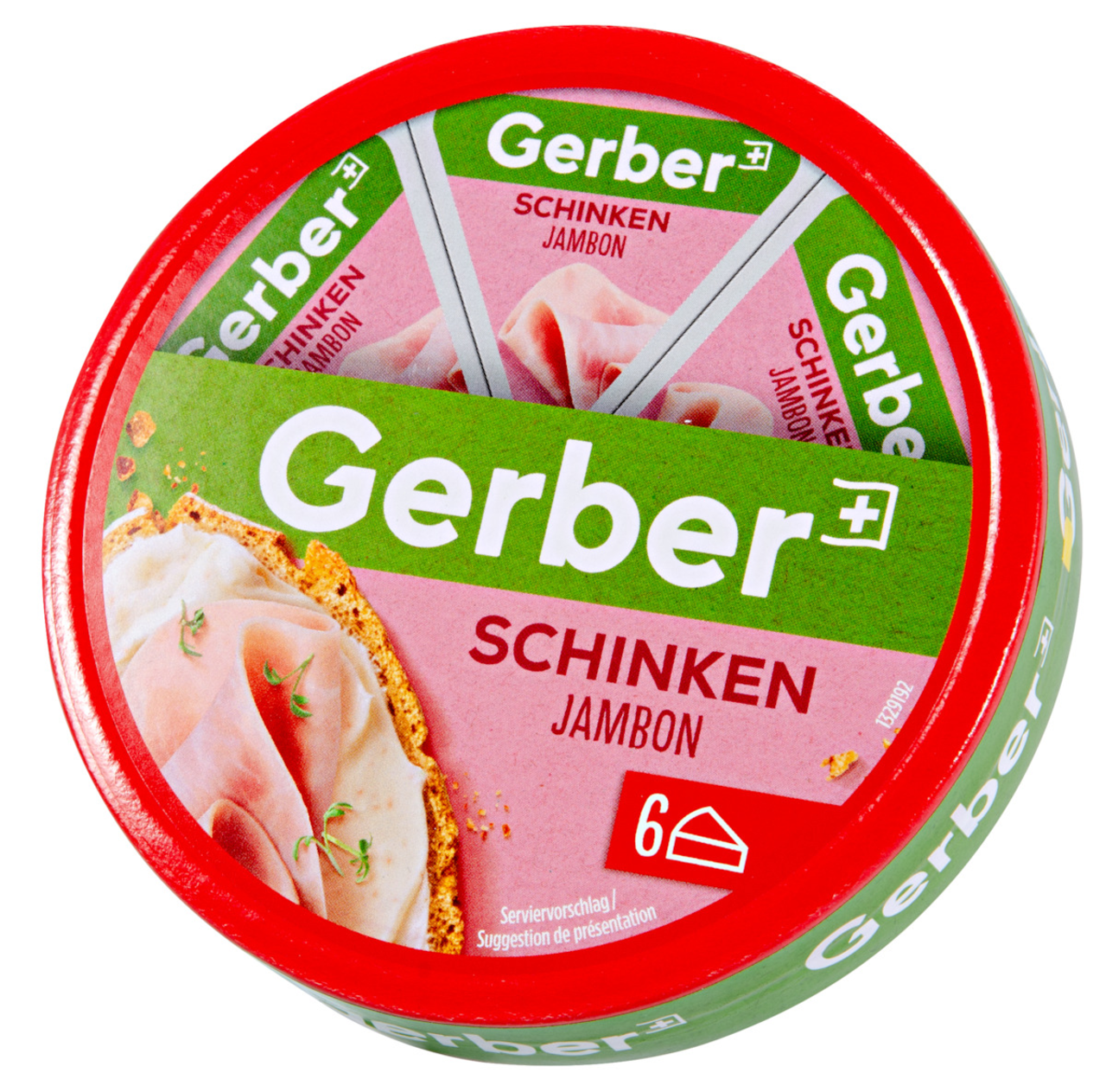 Gerber au jambon, 6 portions, 200 g