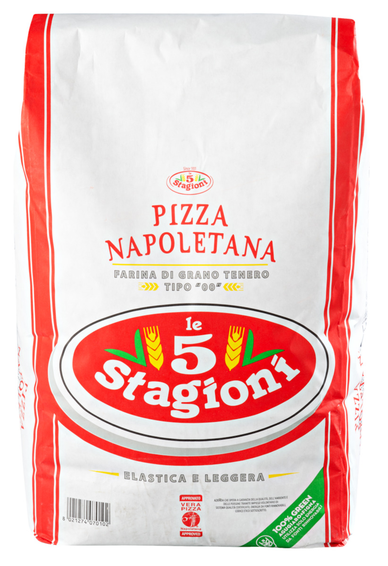 Farine 5 Stagioni Napoletana 10 Kg Sac farine-5-stagioni-napoletana-10-kg-sac
