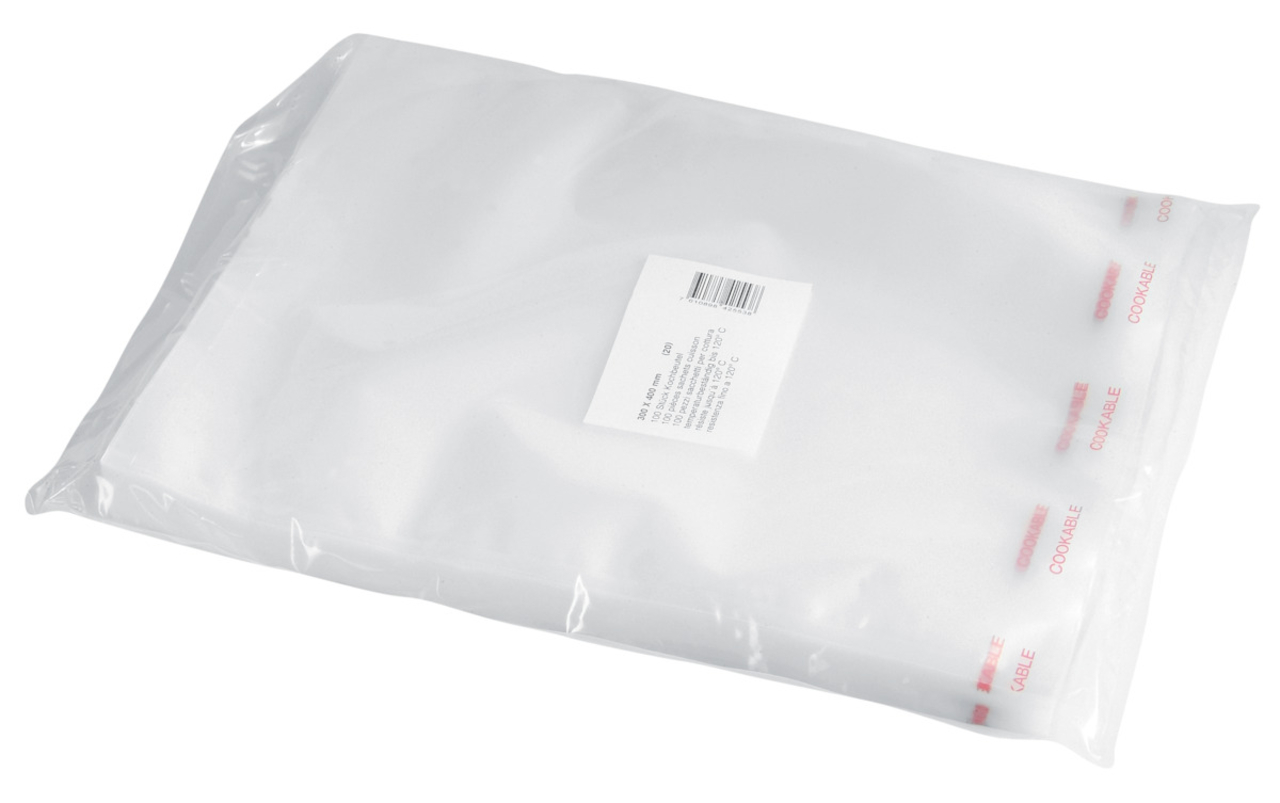 40 Etiketten TOP Struktur incl Schlauchrollen 20cm kräft 36 lfm Vakuumbeutel 