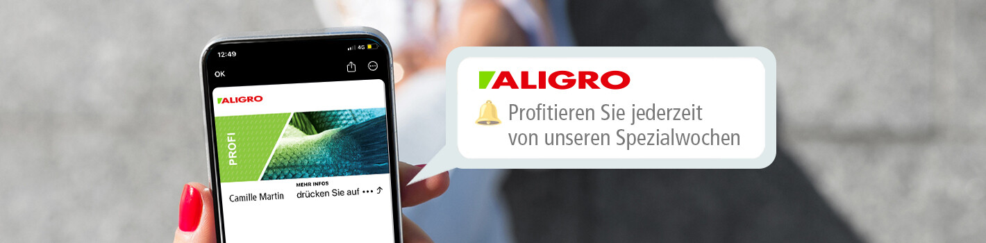Ihre ALIGRO-Karte auf Ihrem Smartphone