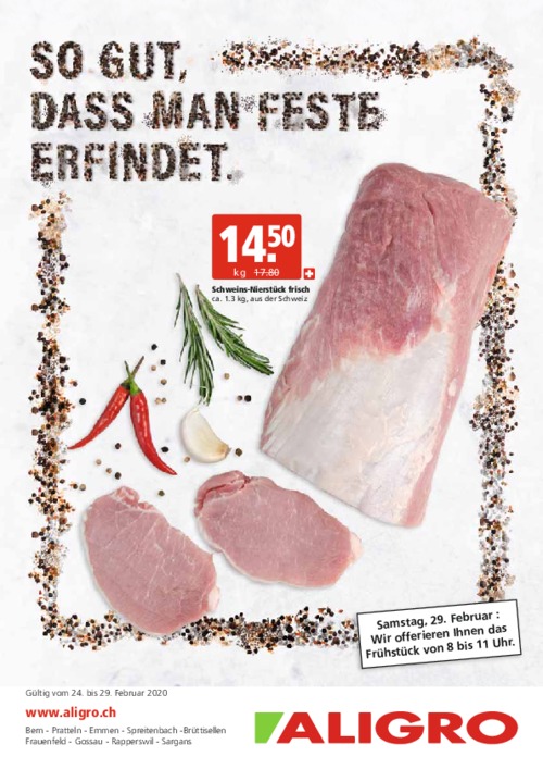 FLEISCHFESTIVAL 09_2020 - gültig vom 24. bis 29. Februar 2020