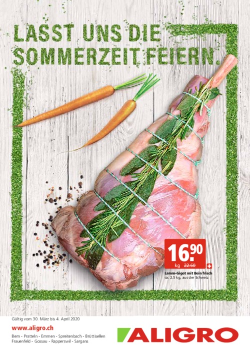 LASST UNS DIE SOMMERZEIT FEIERN! 14_2020 - gültig vom 30. März bis 4. April 2020
