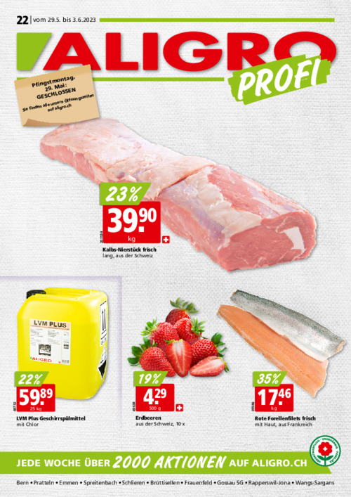 Actions pour le Pro #22 – valable du 29 mai au 3 juin 2023