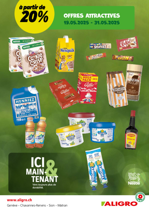 Offres Nestlé #21-22 – valables du 19 au 31 mai