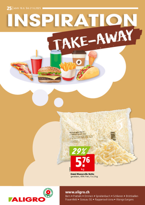 Inspiration Take-Away #25 – gültig vom 16. bis 21. Juni