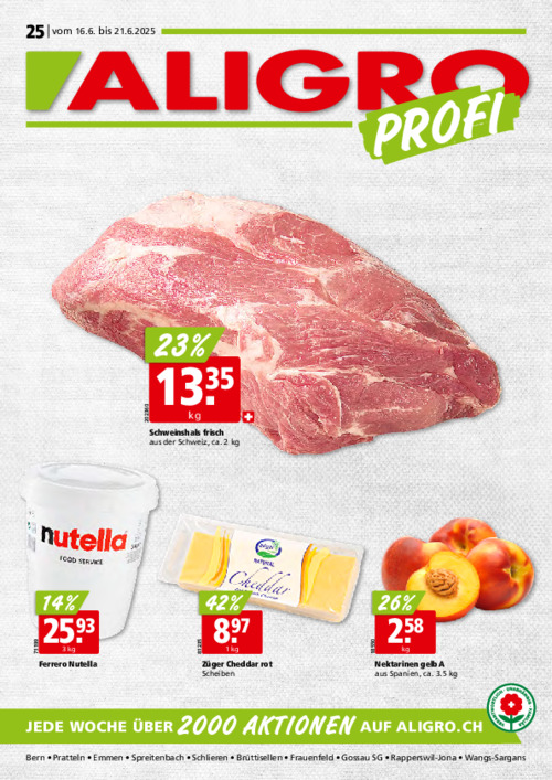 PROFI-Aktionen #25 – gültig vom 16. bis 21. Juni
