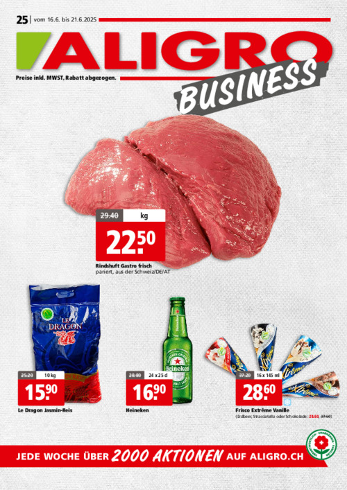 BUSINESS-Aktionen #25 – gültig vom 16. bis 21. Juni