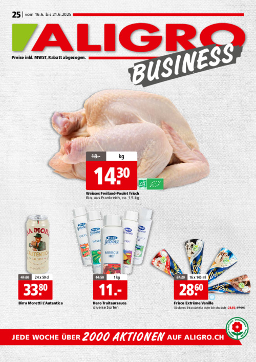 BUSINESS-Aktionen #25 – gültig vom 16. bis 21. Juni
