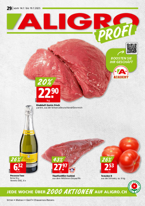 PROFI-Aktionen #29 – gültig vom 14. bis 19. Juli