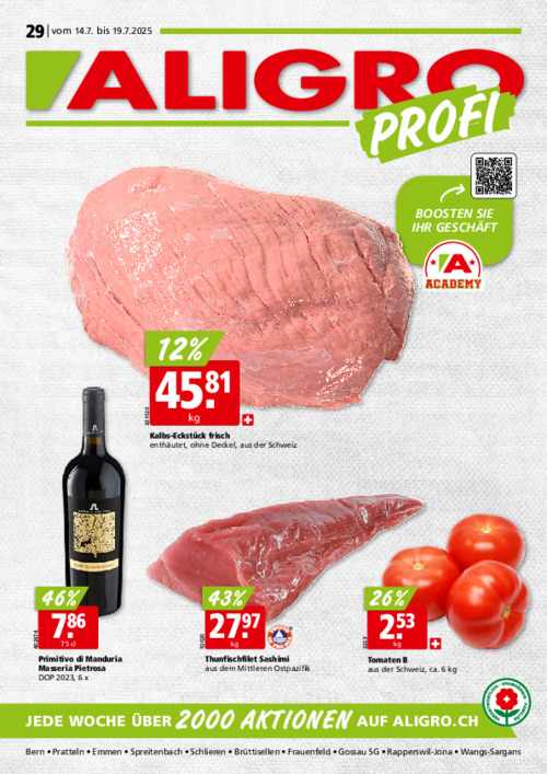 PROFI-Aktionen #29 – gültig vom 14. bis 19. Juli