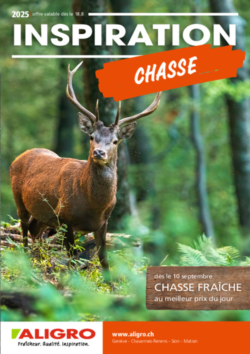 Inspiration Chasse - du 13 au 23 août 2025