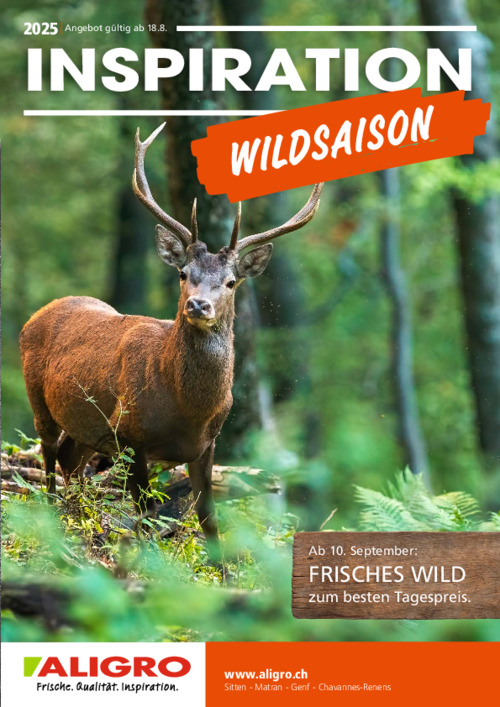 Inspiration Wildsaison - vom 13. bis 23. August