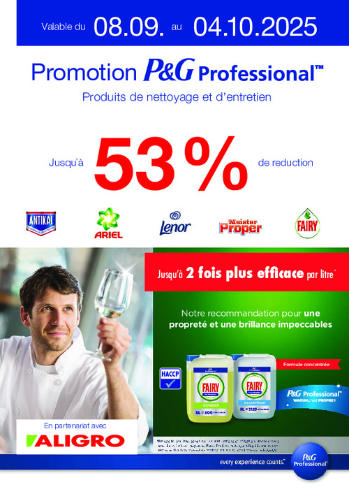 Offre Procter & Gamble - jusqu'au 4 octobre 2025