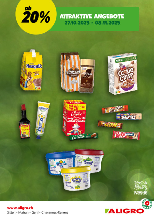 Nestlé Angebot - bis 8. November 2025