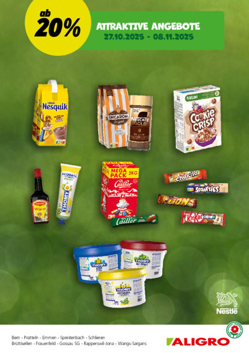 Nestlé Angebot - bis 8. November 2025