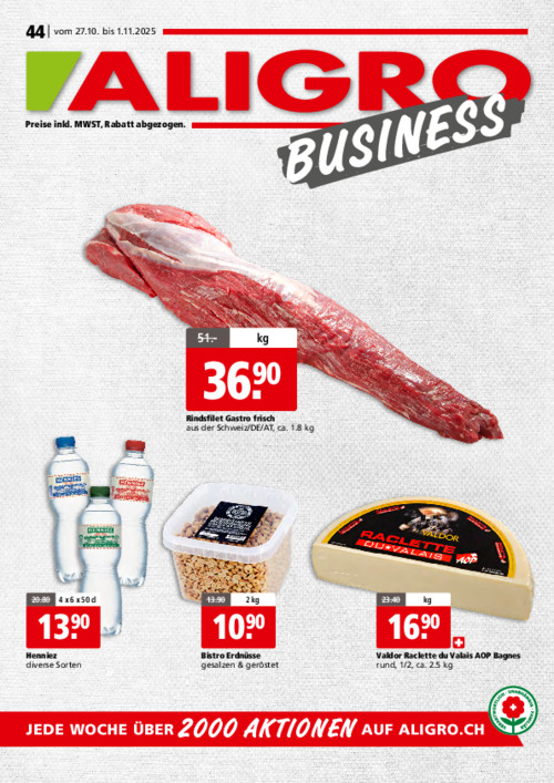 BUSINESS-Aktionen  #44 – gültig vom 27. Oktober bis zum 1. November