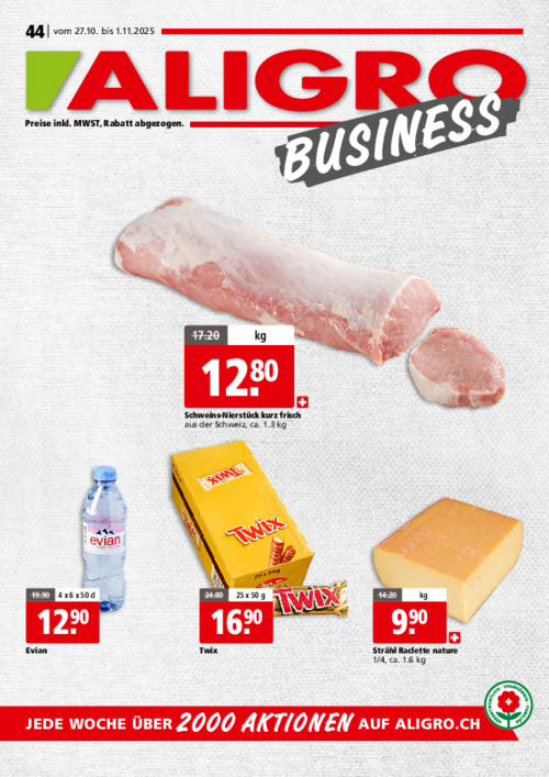 BUSINESS-Aktionen  #44 – gültig vom 27. Oktober bis zum 1. November