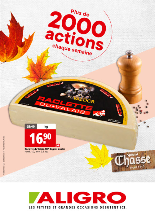 Wildsaison - Gültig vom 27. Oktober bis 1. November