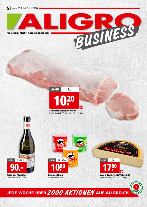 Actions BUSINESS #05 – valables du 26 au 31 janvier