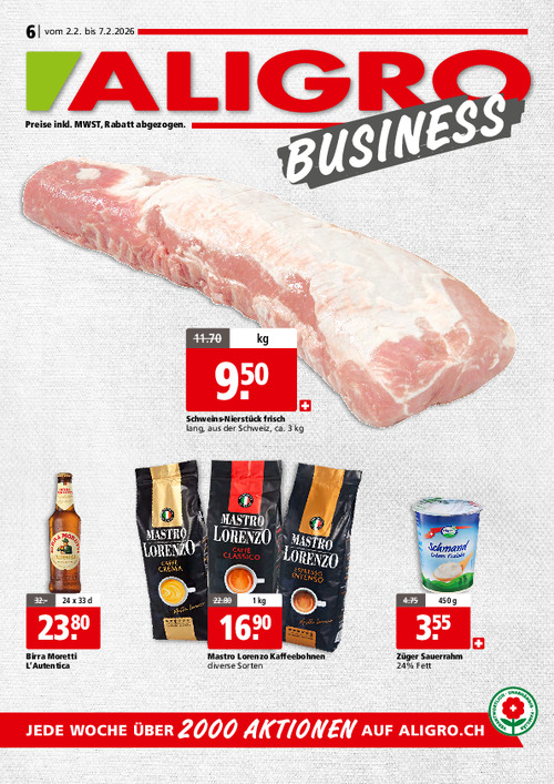 Actions BUSINESS #06 – valables du 2 au 7 février