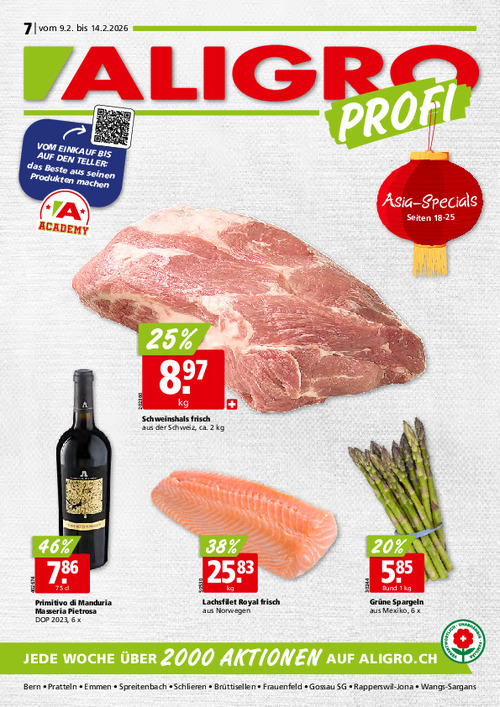 Actions PRO #07 – valables du 9 au 14 février 2026