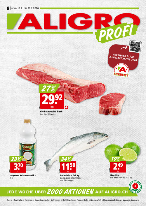 Actions PRO #08 – valables du 16 au 21 février