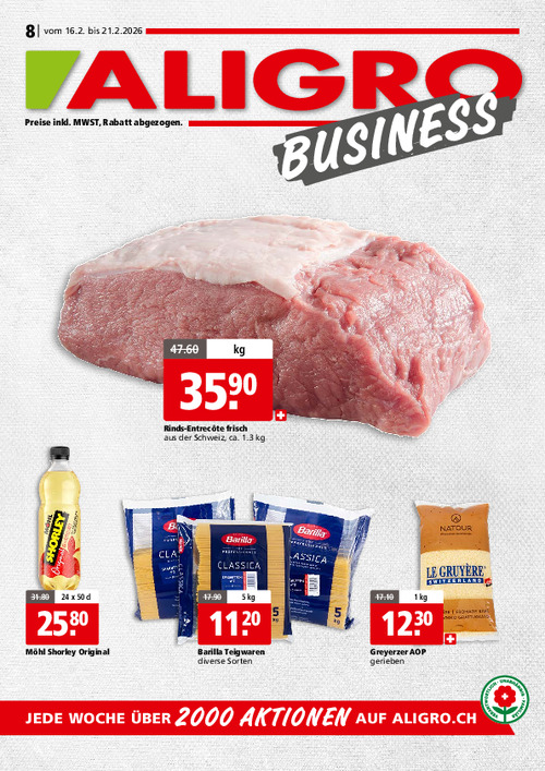 Actions BUSINESS #08 – valables du 16 au 21 février