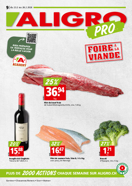 Actions PRO #09 – valables du 23 au 28 février 2026