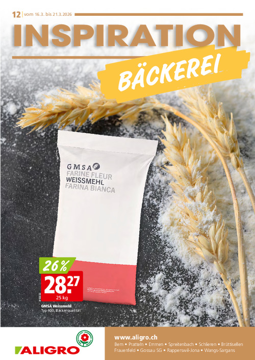 Inspiration Boulangerie - valable du 16 au 21 mars 2026
