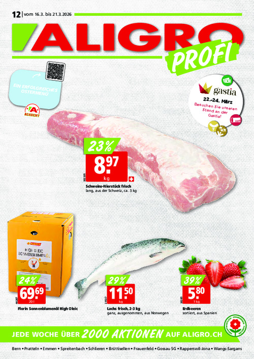 Actions PRO #12 – valables du 16 au 21 mars