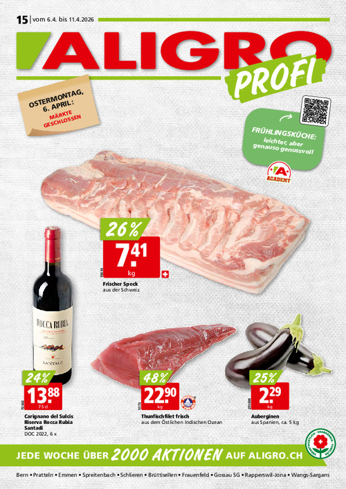 PROFI-Aktionen #15 – gültig vom 6. bis 11. April 2026