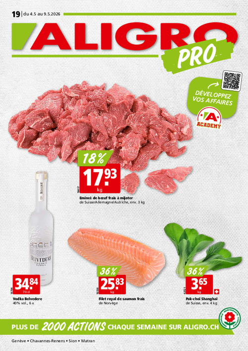 Actions PRO #19 – valables du 4 au 9 mai 2026