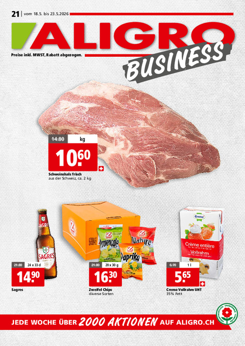 Actions BUSINESS #21 – valables du 18 au 23 mai