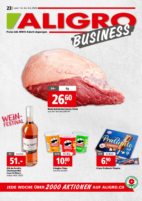 Actions BUSINESS #23 – valables du 1 au 6 juin